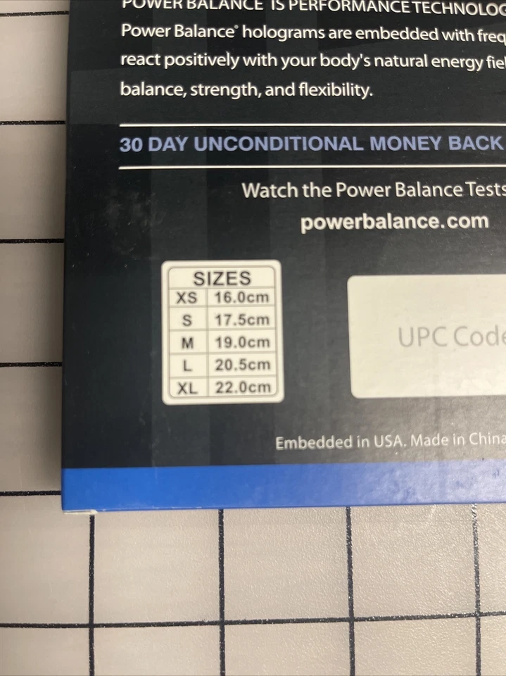 Pulseira Power Balance íon magnético energia e terapia pulseira silicone NOVO Azul - Imagem 3 de 3