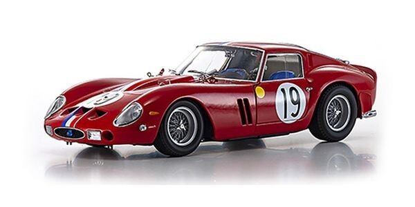 Ferrari 250 GTO Le Mans 1962 Kyosho 1/18 prestige miniature de collection en metal