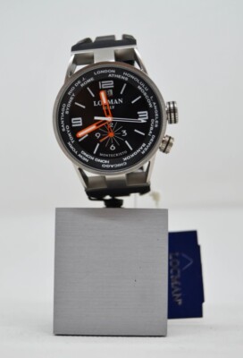 Locman Montecristo World Dual Time Uhr 0508A01S-00BKWHSK
