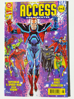 DC gegen Marvel Crossover Nr.8 Dino Verlag mit Poster