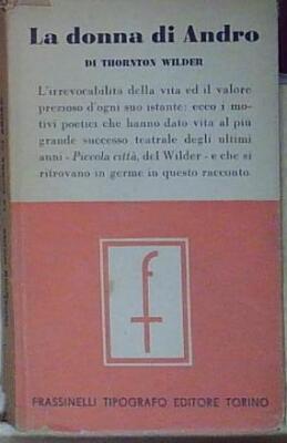 Wilder Thornton LA DONNA DI ANDRO Frassinelli
