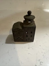 VINTAGE A.C. WILLIAMS CAST IRON THREE STORY DOMED MOSQUE BANK ca. 1920's