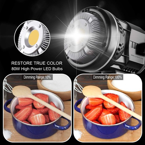 GVM 80W Video Light,, Softbox Lighting Kit with Bowens Mount - Picture 4 of 6