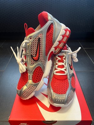 CJ1288-600 Size 8-12 Nike Zoom Spiridon Caged 2 Varsity Red MEN