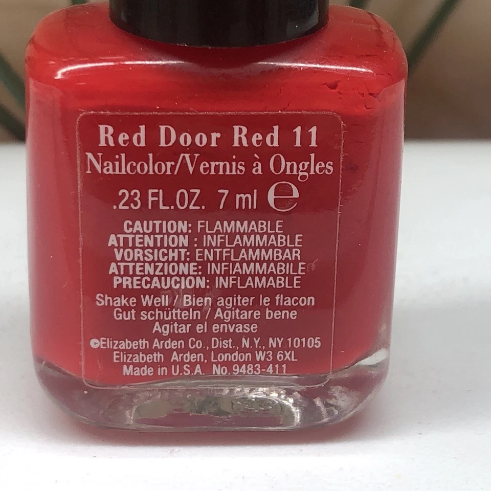NUEVO Color de uñas Elizabeth Arden, ROJO 11, 0,23 oz ¡Muy raro! Foto 3 de 3