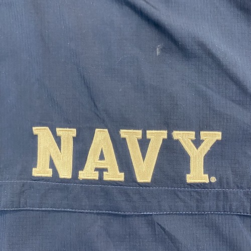 US Navy Nike Jacket Mens Medium Storm Fit Windbreaker 1/4 Zip Vented Ripstop * - Picture 20 of 22