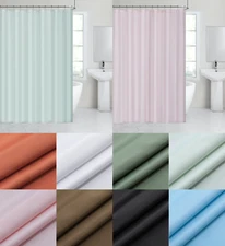 Hotel Collection Water Resistant Fabric Shower Curtain Liners - Assorted Colors