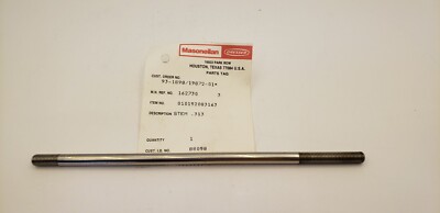 MASONEILAN DRESSER 010152083163 STAINLESS STEEL .313 STEM, NNB