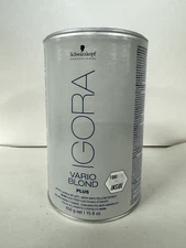 Schwarzkopf Igora Vario Blond Plus Powder Lightener 15.8oz New & Authentic