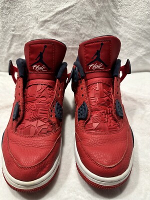 Nike Air Jordan 4 IV Retro Fiba OG Mens Sz 8 M CI1184-617 Fiery Red Basketball