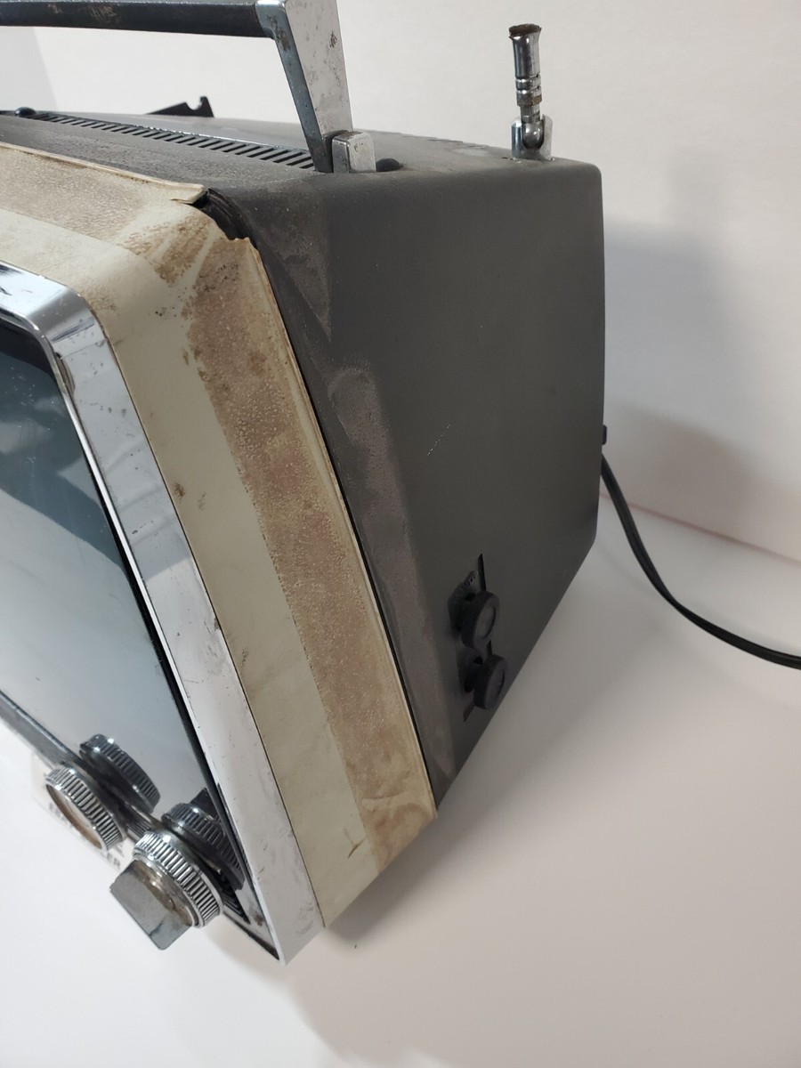 Vintage Sony Solid State Portable TV Model TV-950 (Powers On) | eBay