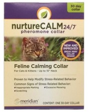 NurtureCALM 24/7 Pheromone Collar For Cats, Up to 15" Neck