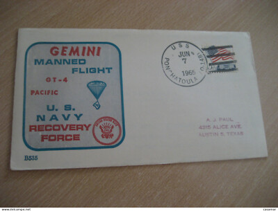 PONCHATOULA USS 1965 Project GEMINI GT-4 Manned Flight Pacific Navy Recovery For