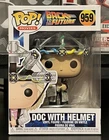 FUNKO POP! MOVIES: BACK TO THE FUTURE: #959 DOC WITH HELMET • COMMON • VAULTED