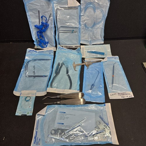 Oral Surgery Dental Toolkit Rubber Dam Rinn Rvg Gauge Elevators More A39