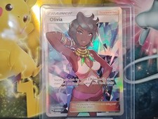 Pokemon TCG Olivia 111/111 Sun Moon Crimson Invasion Full Art Holo Ultra Rare MP on eBay