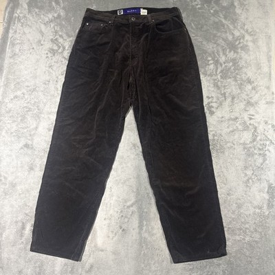Levi's Silvertab Baggy Jeans Size 36x32 Brown Corduroy Vintage 90s