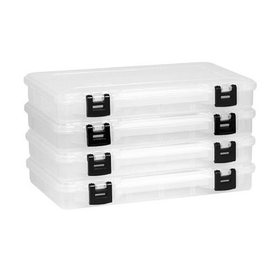 Plano 3700  StowAway  Tackle Box 4-Pack Clear