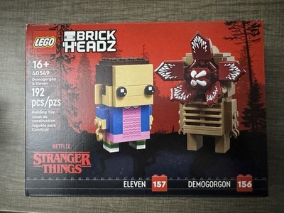 LEGO 40549 Stranger Things Demogorgon & Eleven BRICKHEADZ Sealed Retired