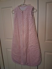 BabyinBag Large Pink Sleeping Bag Cotton Polyester Wearable Blanket