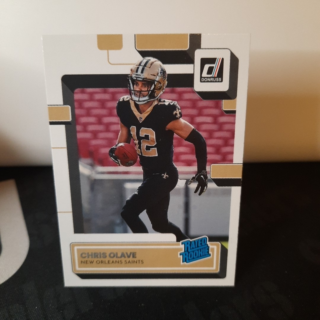 2022 Panini Donruss - #309 Chris Olave (RC) Rated Rookie New Orleans Saints