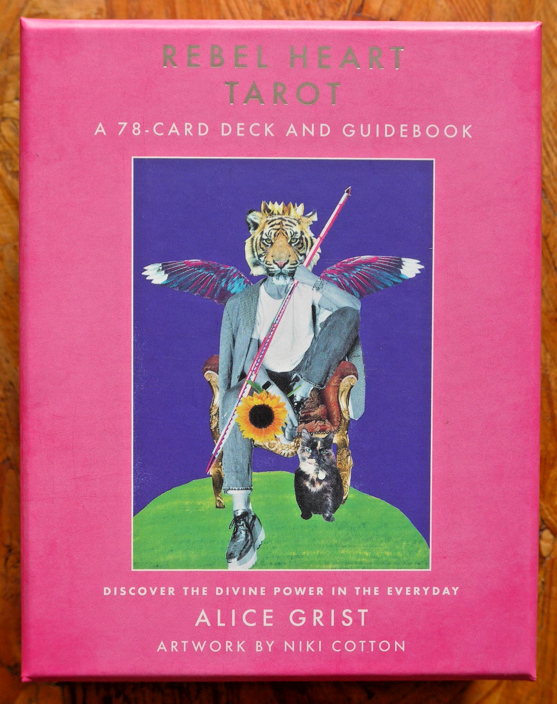 REBEL HEART TAROT 78 card tarot deck and 102 page guidebook boxed by Alice Grist