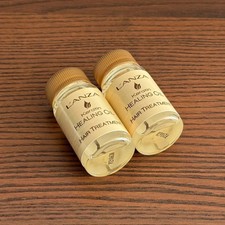 x2 L'anza - Keratin Healing Oil Hair Treatment, Travel Size, 0.34 Fl Oz/10 mL