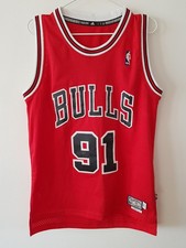 NBA Chicago Bulls Adidas Trikot | Dennis Rodman #91 Größe S