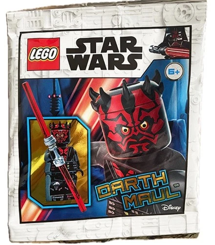 BRAND NEW Lego Star Wars Darth Maul Minifigure Polybag Foil Pack 912285 SEALED