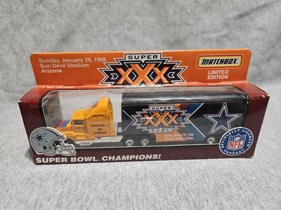 1996 Matchbox Dallas Cowboys Limited Edition Super Bowl XXX Tractor Trailer