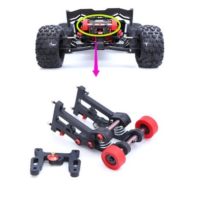 Nylon Frühling Wheelie Bar Set Upgraded für ARRMA KRATON 1/8 6S EXB V5 RC Auto