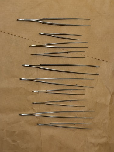 Medical Surgical Stainless Steel Forceps Lot 076 Surgical Instruments - Picture 1 of 7
