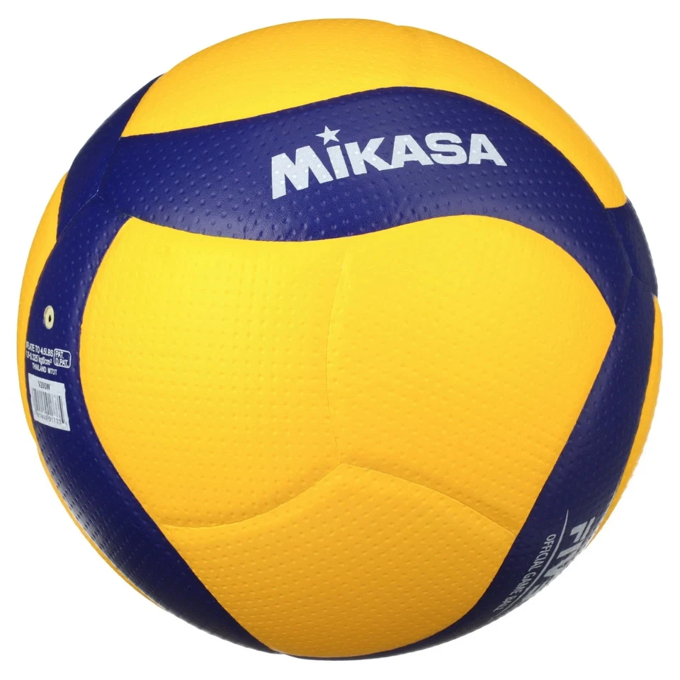 Mikasa V200w 2020 oficial FIVB interior exterior Valyball talla 5 azul/amarillo Foto 2 de 4