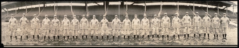 Photo:1910 Panaramic: St. Louis Browns,1910, Baseball