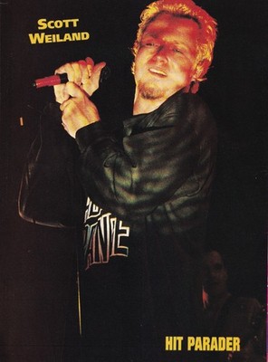 STONE TEMPLE PILOTS SCOTT WEILAND-1994 MINI-POSTER 8X11 MAGAZINE