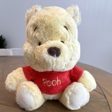 Disney Winnie the Pooh Plush Stuffed Animal with Rattle sound 12 inches
