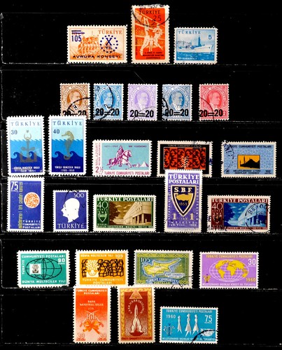 TURKEY: 1959 - 60 STAMPS WITH SETS & UNUSED - 第 1/1 張圖片