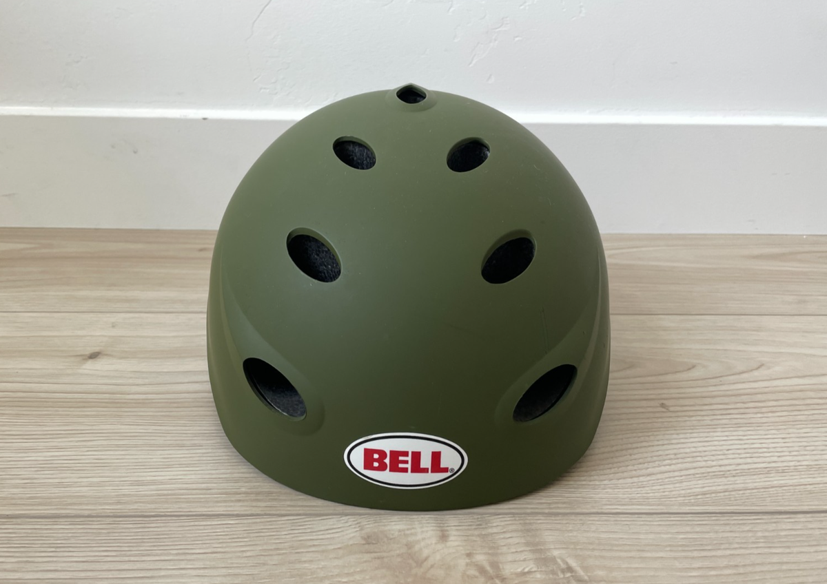 bell bicycle helmet model dem VINTAGE DAVE MIRRA BELL BMX Helmet X GAMES Military Green Size M/L 56-60  2003