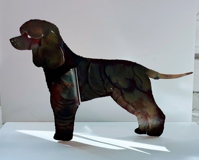Irish Water Spaniel  Metal State 6''