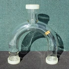 SOVIREL Borosilicate Glass U-Tube with Top Port – Large Lab Industrial Glassware