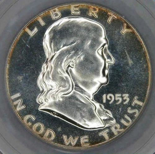 1953__PR 66__Franklin Half Dollar__Better Date__PCGS, Proof, Silver Coin