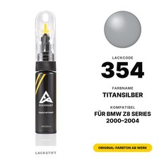 Lackstift F�r BMW Z8 Series 354 Titansilber Set Profi Kratzer Reparatur