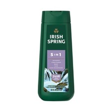 2x Irish Spring Body Wash 5in1 Mens Shower Gel Shampoo Face Hair Hygiene 20oz