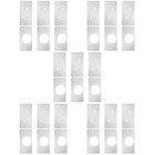 5 Count Schanierreparaturplatte Schrank Scharnier Scharnierreparaturset