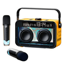 Transformers TF-Y22 Karaoke Party Bluetooth Speaker  2 Microphones - Bumblebee  