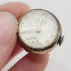 Vintage 1/20 10K Gold Filled Oak Leaf Acorn Brooch w/ Nassau 17J Pendant Watch — photo 6