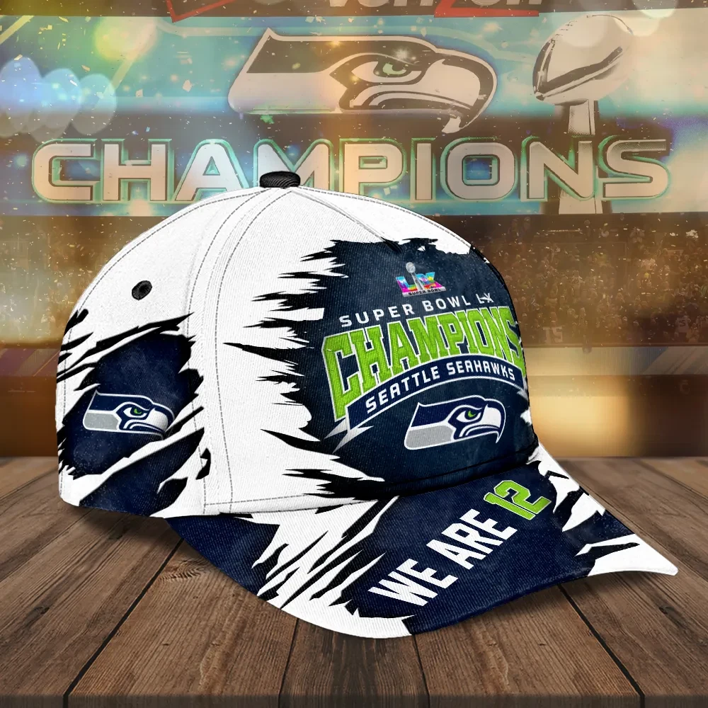 Seahawks SBowl LX Champions Classic Cap