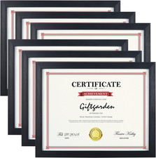 Giftgarden 8.5X11 Picture Frames Diploma Certificate Document Award 8.5 X 11 Fra