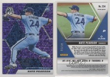 2021 Panini Mosaic Quick Pitch Purple Prizm /50 Nate Pearson #234 Rookie RC