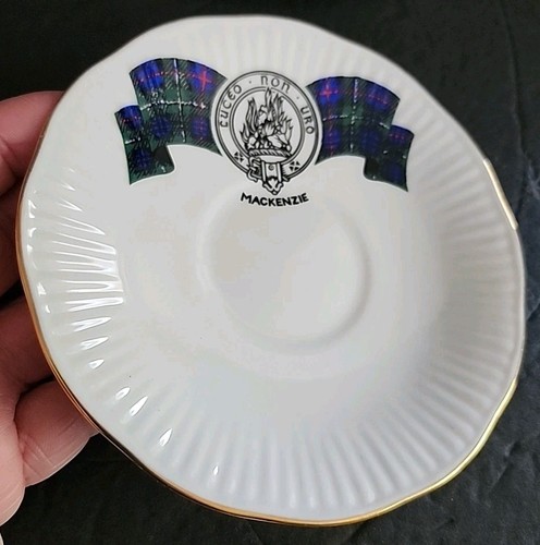 Elizabethan Fine Bone China Mackenzie Scottish Chiefs 3tlg Set Tasse Untertasse Teller - Bild 13 von 22